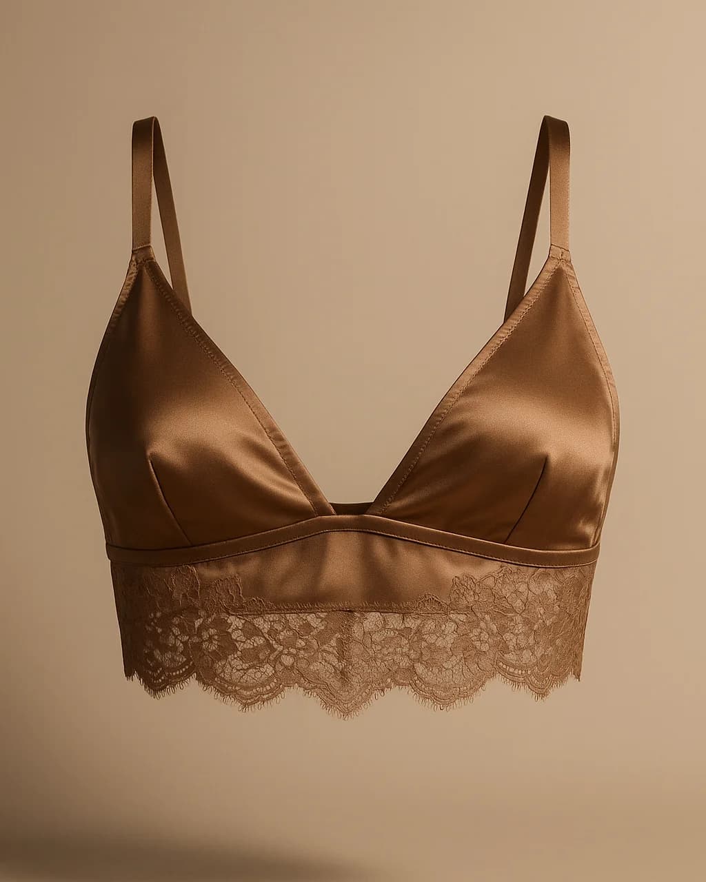 Saten Triangle Bralet — katalog