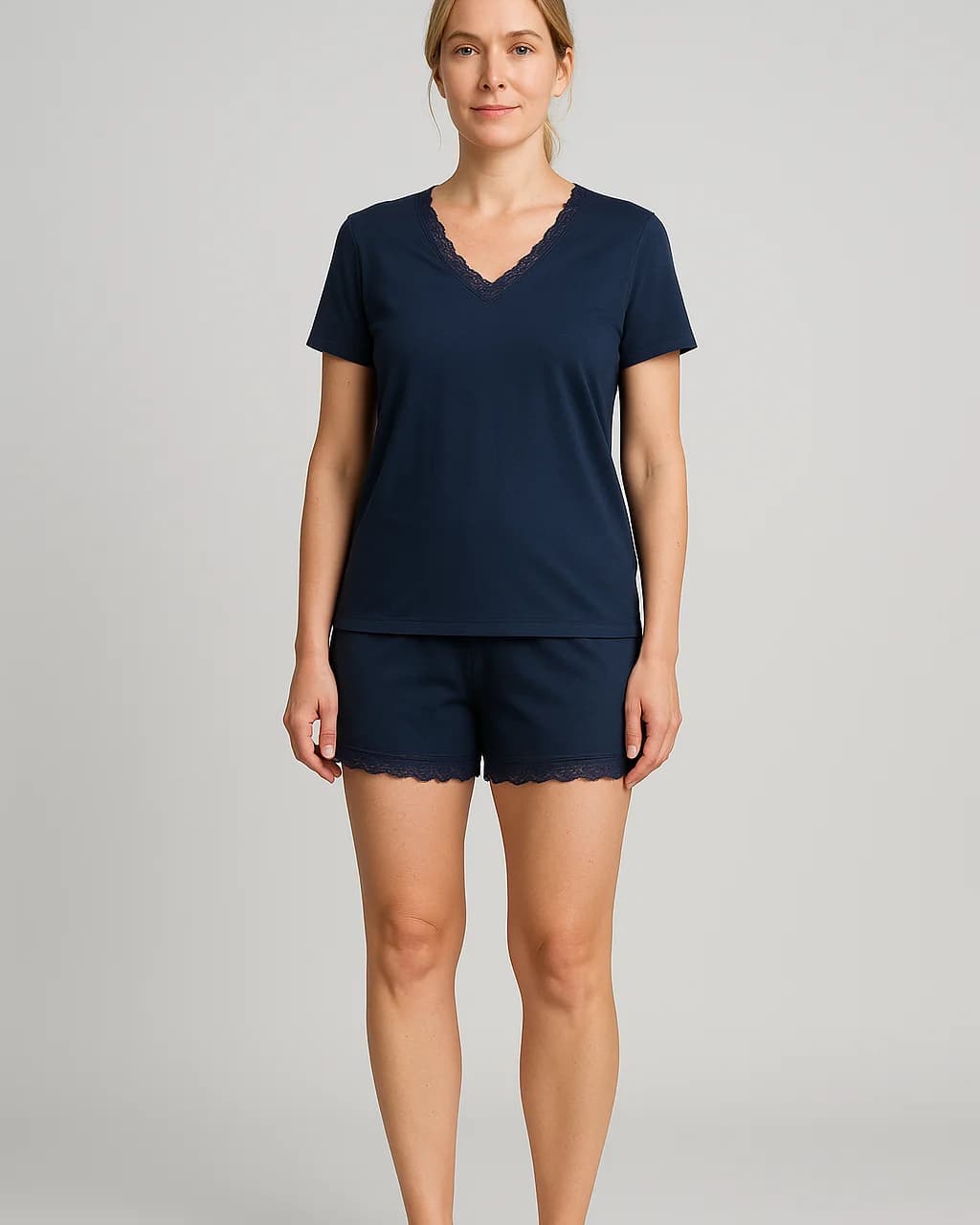 Şortlu Pamuk Pijama — katalog